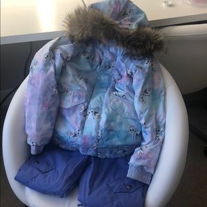 Burton snow pants & Jacket - DISNEY Frozen theme
